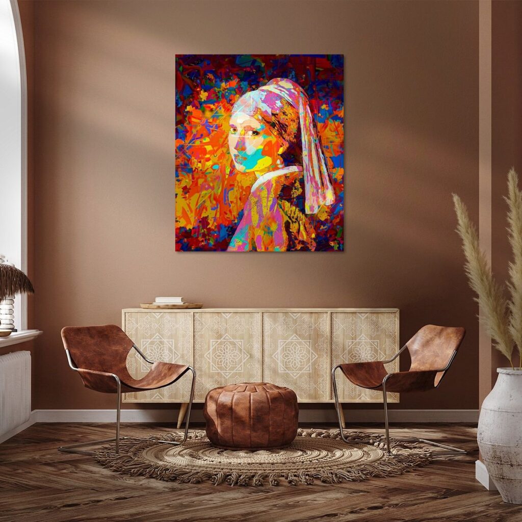 Het Meisje met de Pop Art Parel