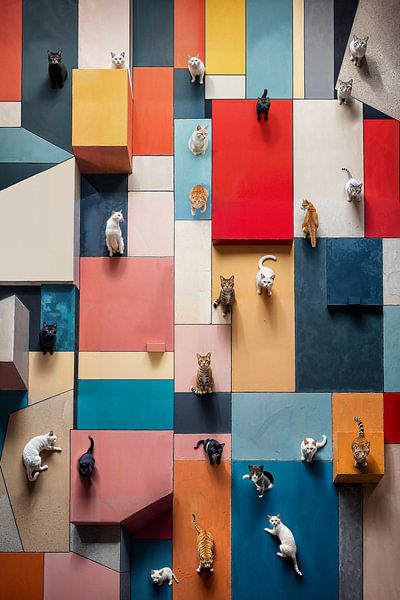 De Katten van Mondriaan