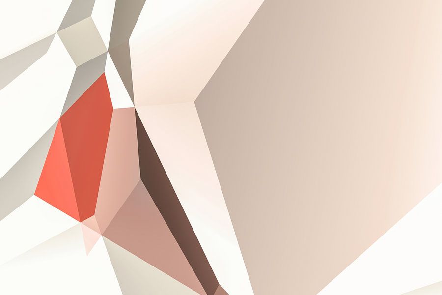 Warme Abstracte Polygons