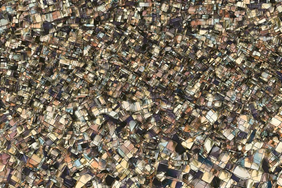 De kleurrijke mega stad zonder natuur