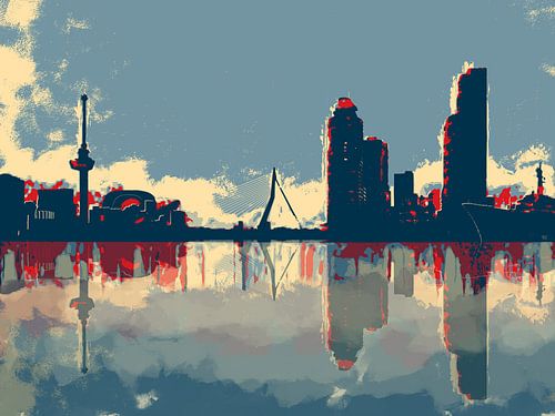 Stad Rotterdam in vier kleuren