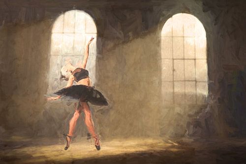 Geschilderd Urbex Ballet