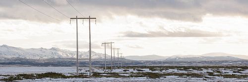 Panorama vanaf het hoogste punt van de Flatruet in Zweden